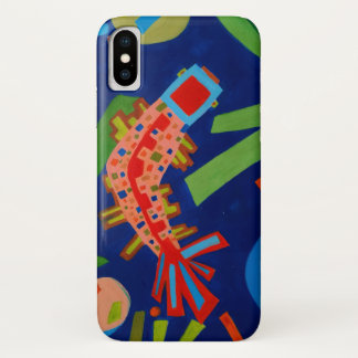 abstractie, vis, karper, kubisme, Case-Mate iPhone case