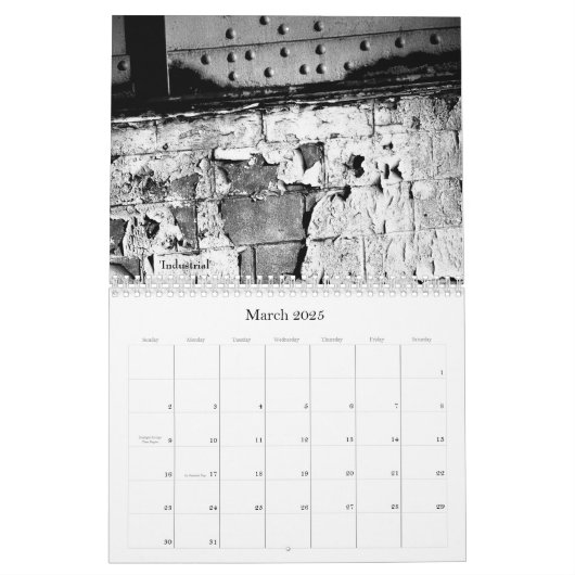 'Abstracties in zwart-wit' 2026 Kalender (Mar 2025)