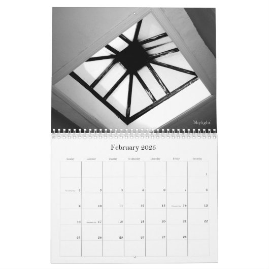 'Abstracties in zwart-wit' 2026 Kalender (Feb 2025)