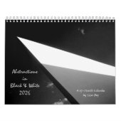 'Abstracties in zwart-wit' 2026 Kalender (Hoes)