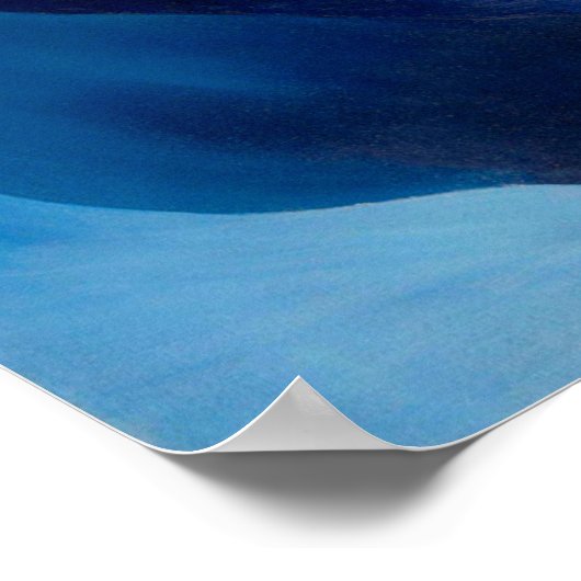 Abstraction Blue van Georgia O'Keeffe Poster (Hoek)