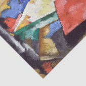 Abstraction Blue Yellow & Green van Marsden Hartle Tissuepapier (Detail)