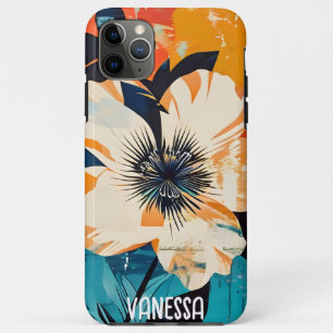 Abstractionistische bloemenprint Case-Mate iPhone case