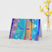 Abstractkaart voor ontwerp kaart (Gele Bloem)