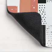 abstracto boho círculos y formas terracotta muismat (Hoek)