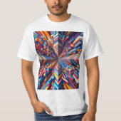 Abstracto en 3D T-shirt (Voorkant)