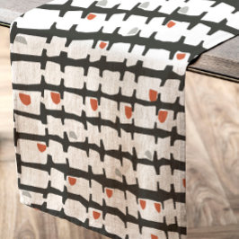 Abstracto en rojo y negro tafelkleed