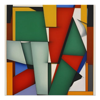 Abstracto Verde Perfect Poster