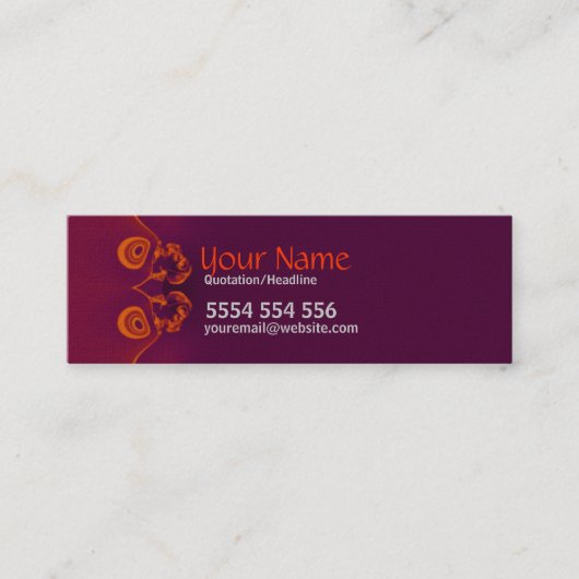 Abstractori mini Visitekaartje (Voorkant)