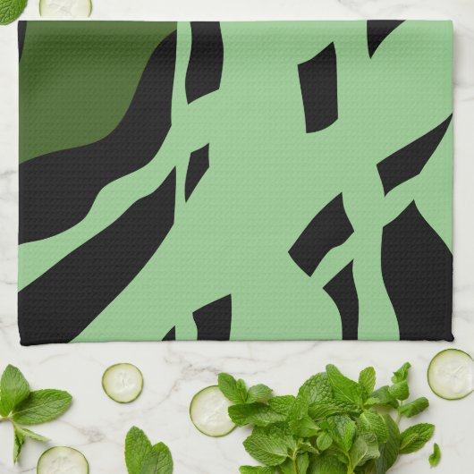 Abstractrana Theedoek (Gevouwen)