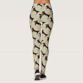 Abstracts Dachshund style, Leggings (Achterkant)