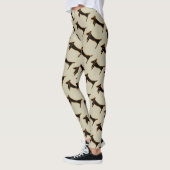 Abstracts Dachshund style, Leggings (Links)