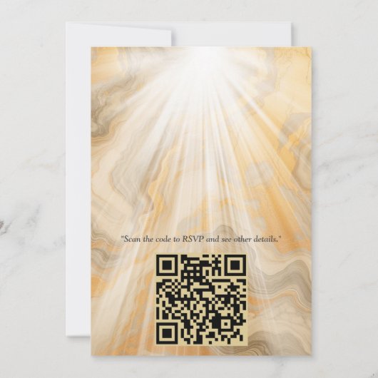 Abstracts goud op zwart en gemengd marmeren textur kaart (Achterkant)