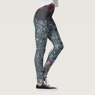 Abstracts Grays Matisse style, Leggings