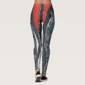 Abstracts Grays Matisse style, Leggings (Achterkant)