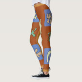 Abstracts Leaves Matisse style, Leggings (Links)