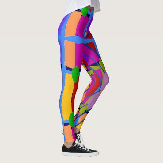 Abstracts Shapes Matisse style, Leggings (Rechts)