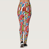Abstracts Shapes Matisse style, Leggings (Achterkant)
