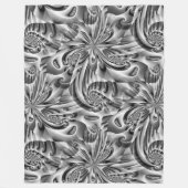 Abstracts Swirls - naadloos patroon 1 Fleece Deken (Voorkant)