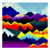 Abstractum Landschap 20 Perfect Poster (Voorkant)