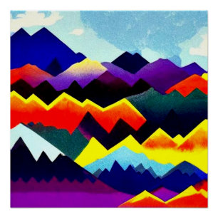 Abstractum Landschap 20 Perfect Poster