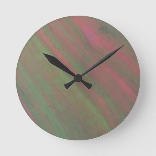 Abstrait rouge ronde klok (Voorkant)