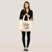 Abstrak6 Grote Tote Bag (Voorkant (model))
