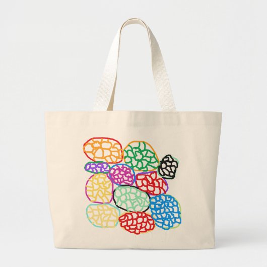 Abstrak6 Grote Tote Bag (Voorkant)