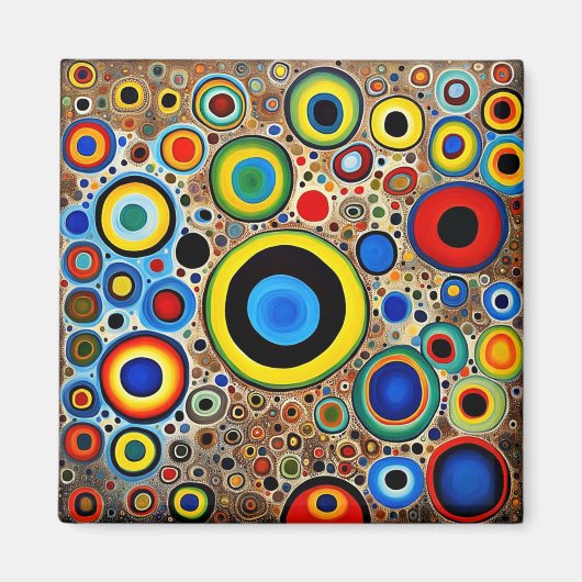 Abstrakshon 60 magneet (Voorkant)