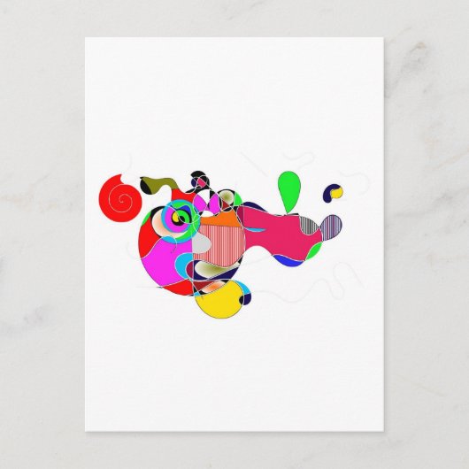 Abstrakt Briefkaart (Voorkant)