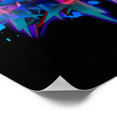 Abstrakt Graffiti Poster (Hoek)