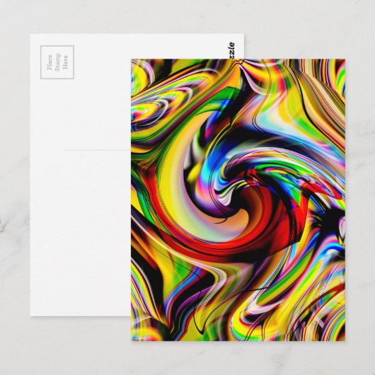 Abstrakt in Perfektion Briefkaart (Voorkant / Achterkant)