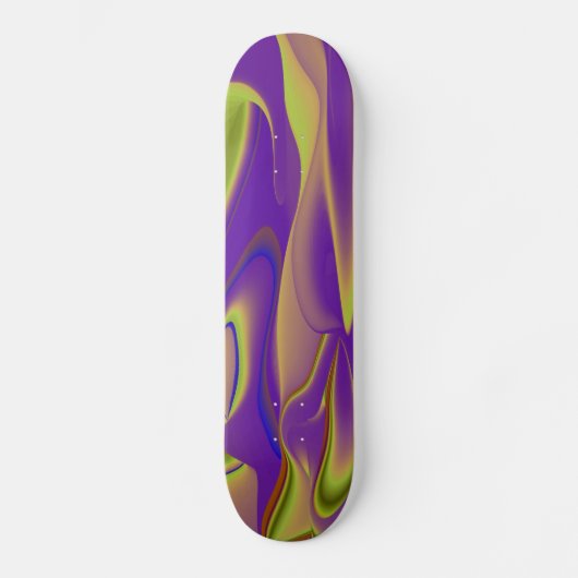 Abstrakt Regenbogen Persoonlijk Skateboard (Voorkant)