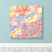 Abstrakta 0002 canvas afdruk (Insitu (Houten vloer))