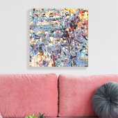 Abstrakta 0003 canvas afdruk (Insitu (Woonkamer))