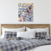 Abstrakta 0003 canvas afdruk (Insitu (Slaapkamer))