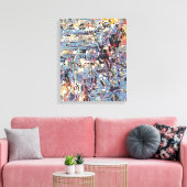 Abstrakta 0003 canvas afdruk (Insitu (Woonkamer))
