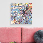 Abstrakta 0003 canvas afdruk (Insitu (Woonkamer))