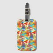 Abstrakte Kunst  Bagagelabel (Voorkant (verticaal))