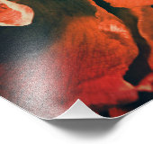 Abstrakte Pfingstrose Foto Afdruk (Hoek)