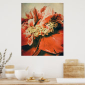 Abstrakte Pfingstrose Poster (Keuken)