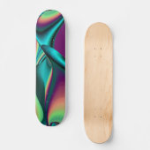 Abstrakter Regenbogen Persoonlijk Skateboard (Voorkant)