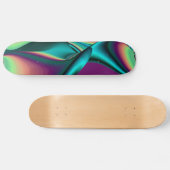Abstrakter Regenbogen Skateboard (Horizontaal)