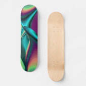 Abstrakter Regenbogen Skateboard (Voorkant)