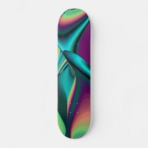Abstrakter Regenbogen Skateboard