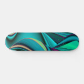Abstrakter Regenbogen Skateboard (Horizontaal)