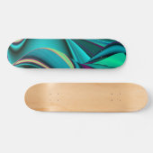 Abstrakter Regenbogen Skateboard (Horizontaal)