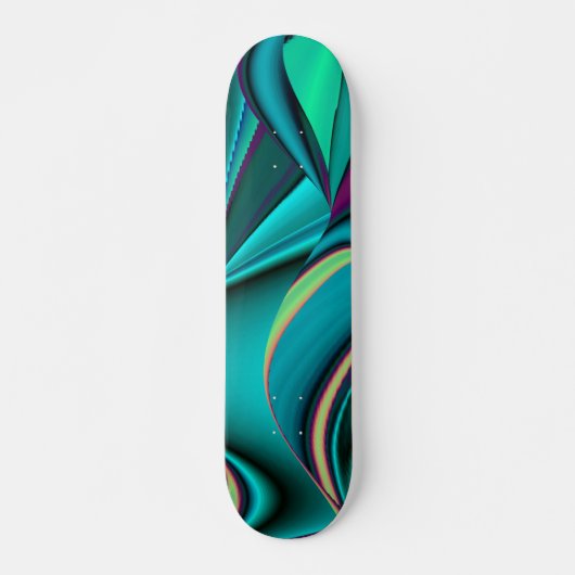 Abstrakter Regenbogen Skateboard (Voorkant)