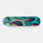 Abstrakter Regenbogen Skateboard (Horizontaal)