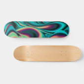 Abstrakter Regenbogen Skateboard (Horizontaal)